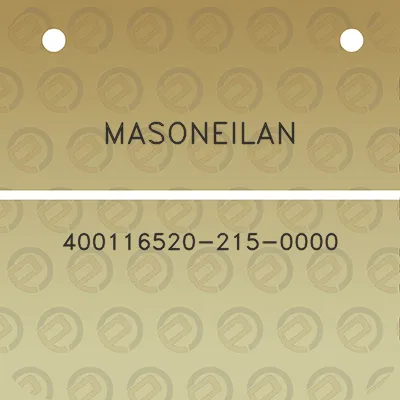 masoneilan-400116520-215-0000