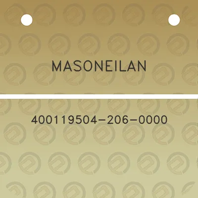 masoneilan-400119504-206-0000