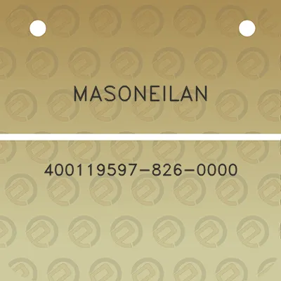 masoneilan-400119597-826-0000