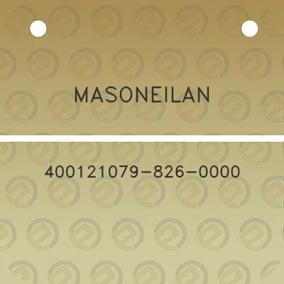 masoneilan-400121079-826-0000