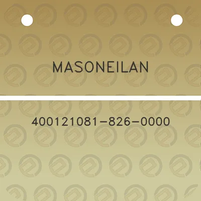 masoneilan-400121081-826-0000