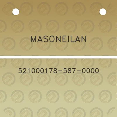 masoneilan-521000178-587-0000