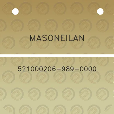 masoneilan-521000206-989-0000