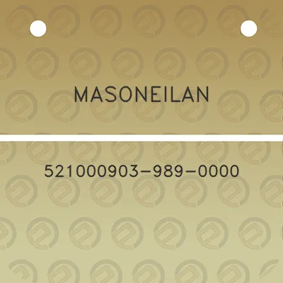 masoneilan-521000903-989-0000