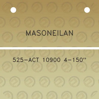 masoneilan-525-act-10900-4-150