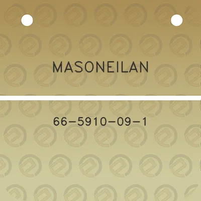 masoneilan-66-5910-09-1