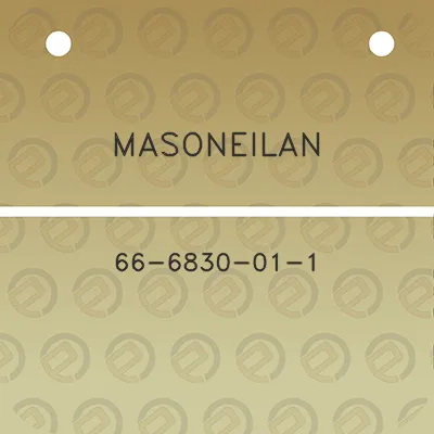 masoneilan-66-6830-01-1