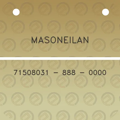 masoneilan-71508031-888-0000