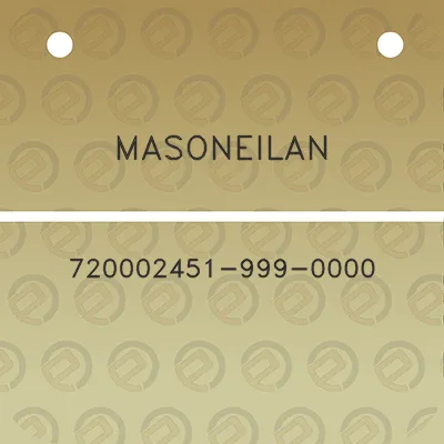 masoneilan-720002451-999-0000