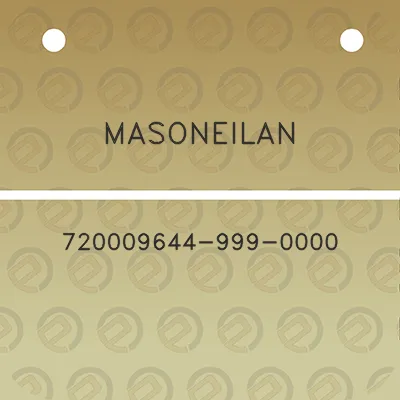 masoneilan-720009644-999-0000