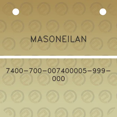 masoneilan-7400-700-007400005-999-000