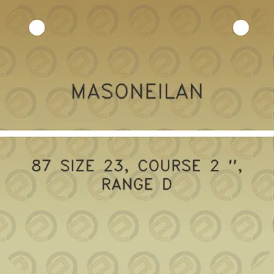 masoneilan-87-size-23-course-2-range-d