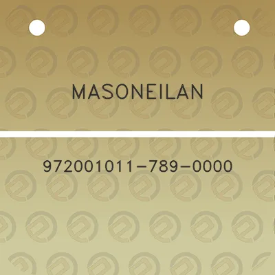 masoneilan-972001011-789-0000