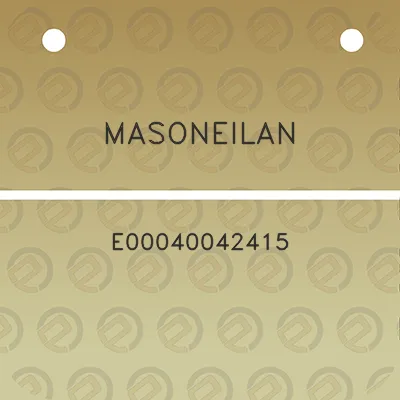 masoneilan-e00040042415