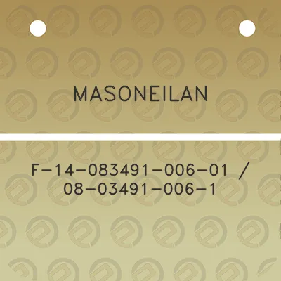 masoneilan-f-14-083491-006-01-08-03491-006-1