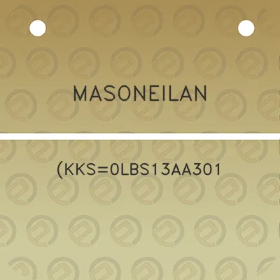 masoneilan-kks0lbs13aa301