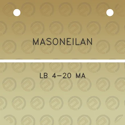 masoneilan-lb-4-20-ma