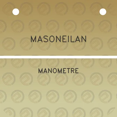 masoneilan-manometre