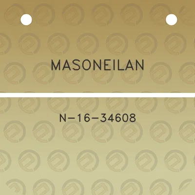 masoneilan-n-16-34608