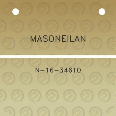 masoneilan-n-16-34610