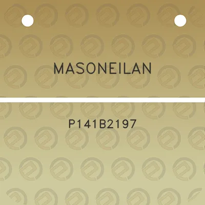 masoneilan-p141b2197