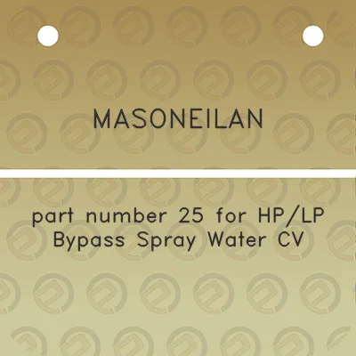 masoneilan-part-number-25-for-hplp-bypass-spray-water-cv