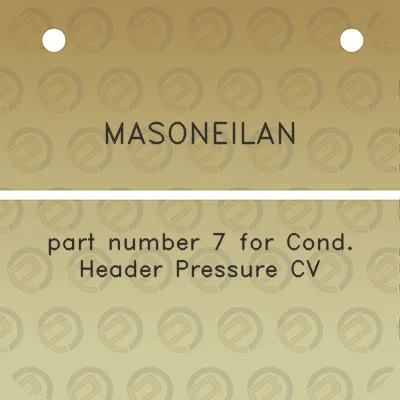 masoneilan-part-number-7-for-cond-header-pressure-cv