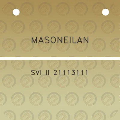 masoneilan-svi-ii-21113111