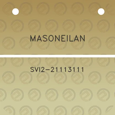 masoneilan-svi2-21113111