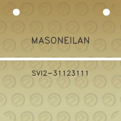 masoneilan-svi2-31123111