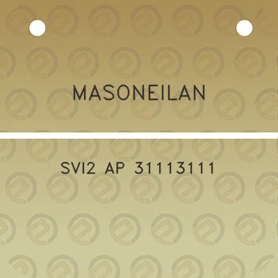 masoneilan-svi2-ap-31113111