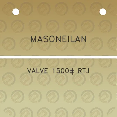 masoneilan-valve-1500-rtj