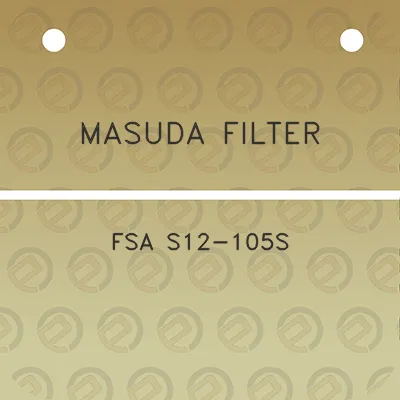 masuda-filter-fsa-s12-105s