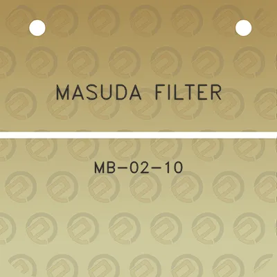 masuda-filter-mb-02-10