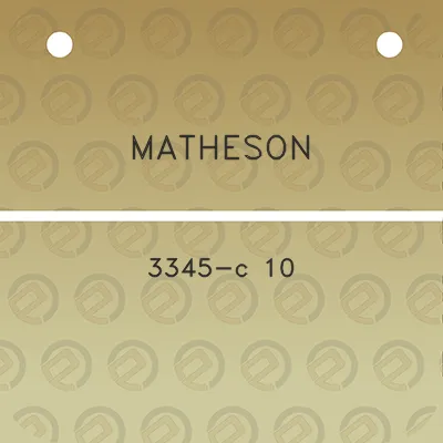 matheson-3345-c-10