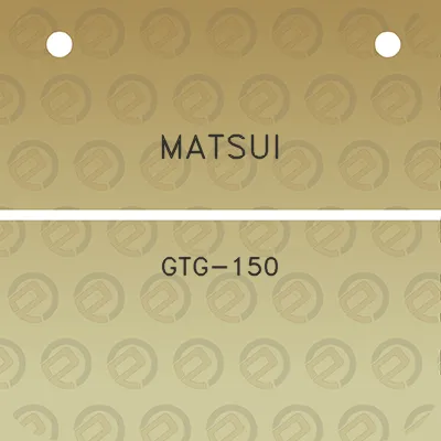 matsui-gtg-150