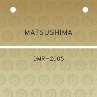 matsushima-dmr-2005