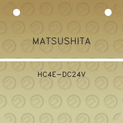 matsushita-hc4e-dc24v