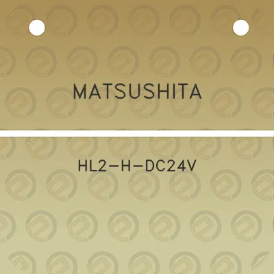 matsushita-hl2-h-dc24v