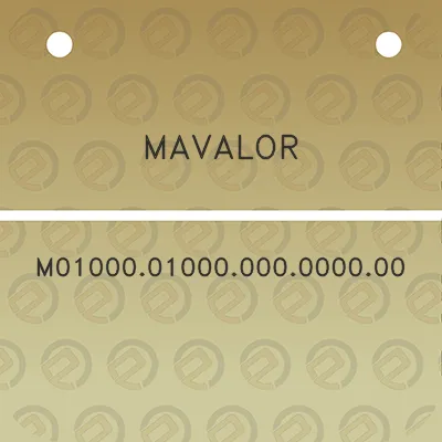 mavalor-m0100001000000000000