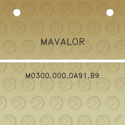 mavalor-m03000000a91b9