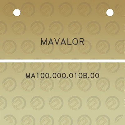 mavalor-ma100000010b00