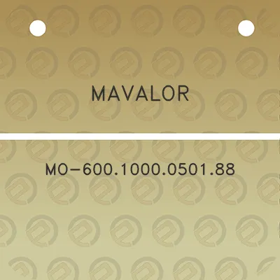 mavalor-mo-6001000050188