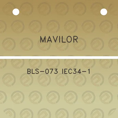 mavilor-bls-073-iec34-1