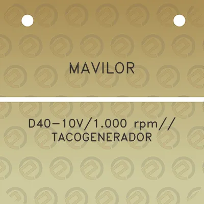 mavilor-d40-10v1000-rpm-tacogenerador