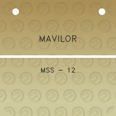 mavilor-mss-12