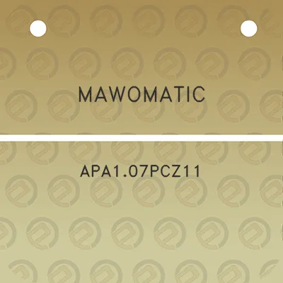 mawomatic-apa107pcz11