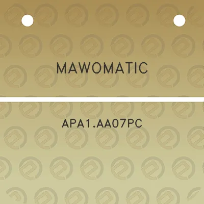 mawomatic-apa1aa07pc