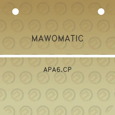 mawomatic-apa6cp