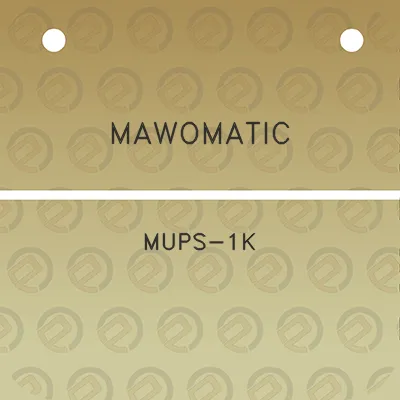 mawomatic-mups-1k